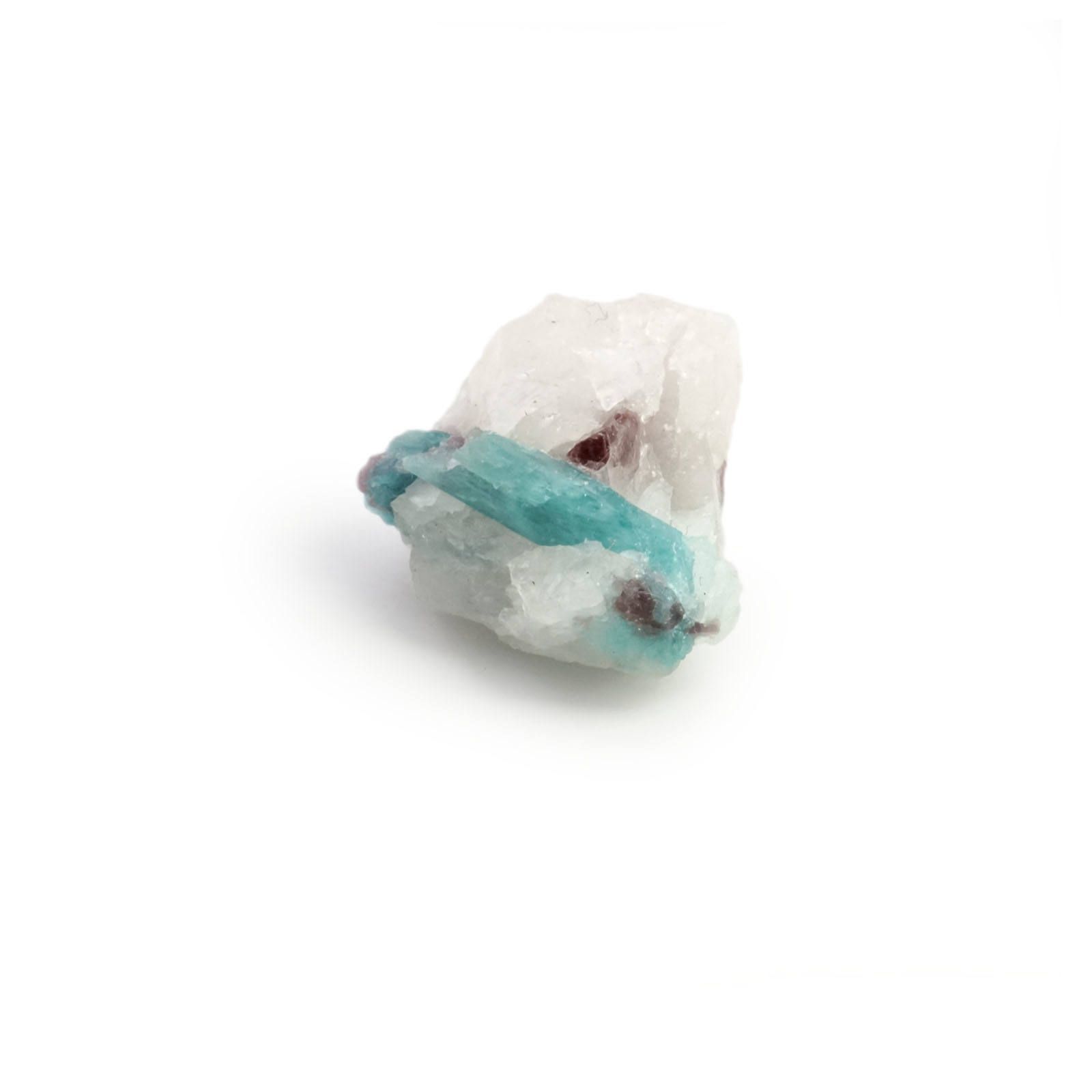 パライバトルマリン ブラジル産 原石・結晶  18.48ct[19111914]18.8×18.2mm前後