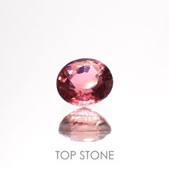 ローズピンクトルマリン(宝石名ピンク・トルマリン)ブラジル/アフリカ産 0.58ct 識別済[220114859]5.3x4.6mm前後
