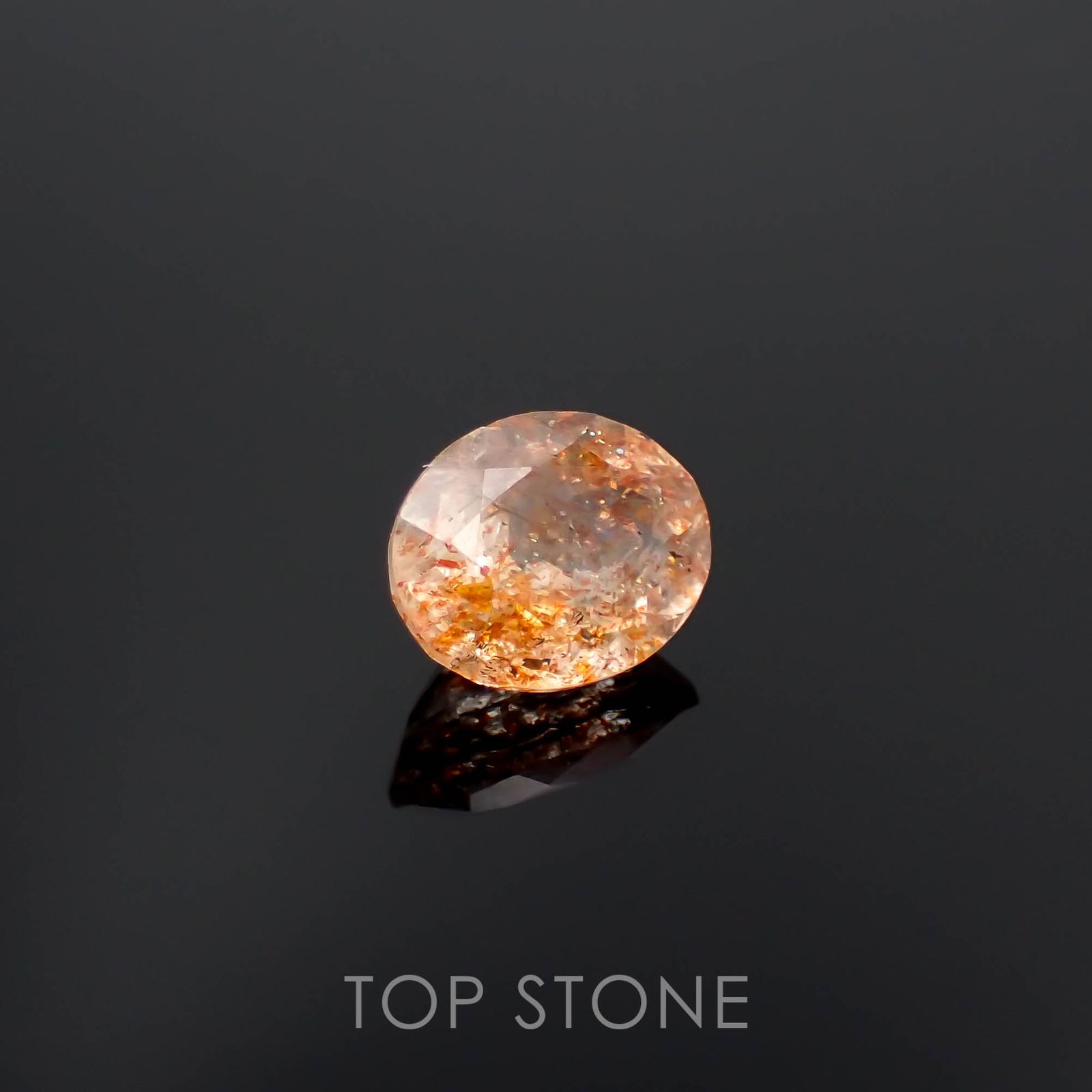 イリュージョンサンストーン タンザニア産 1.85ct[230120118]9x7.2mm前後