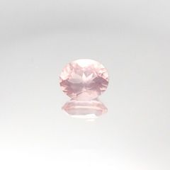 ディープローズクォーツ(宝石名ローズ・クォーツ)モザンビーク産 1.19ct 識別済[230722934]7.6x6.4mm前後
