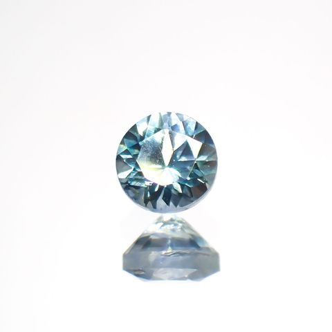モンタナサファイア(宝石名サファイア)アメリカ・モンタナ州産 0.39ct 識別済[220114632]3.9x3.9mm前後