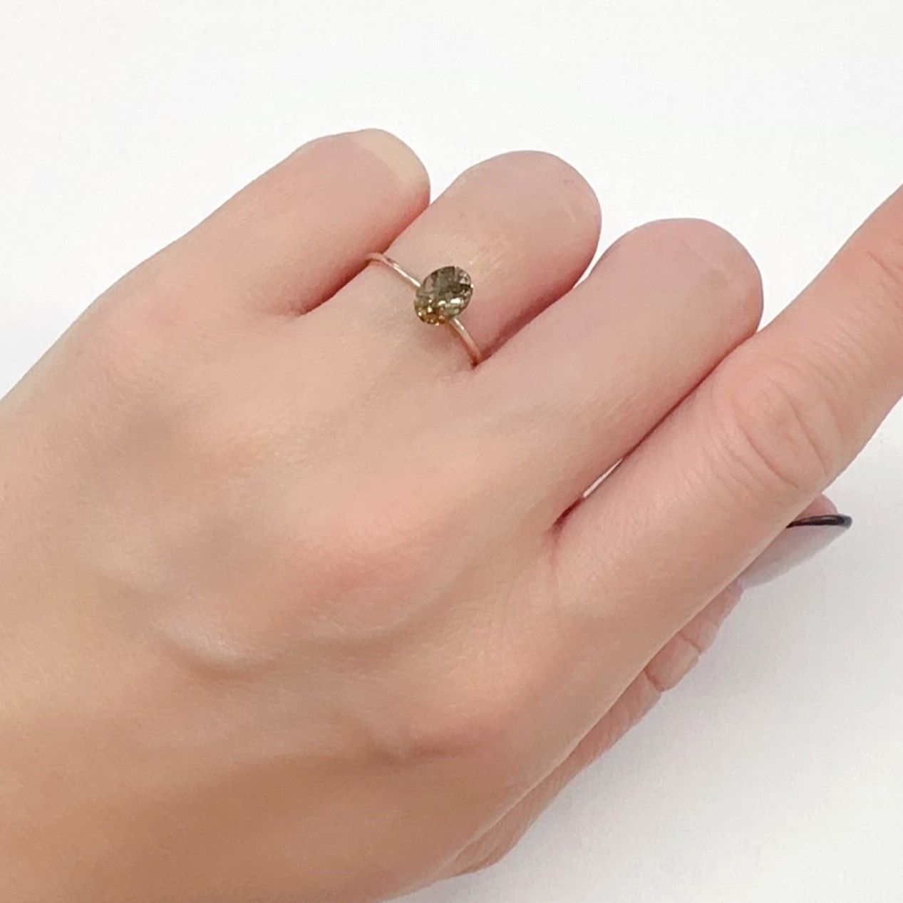 ◇チェッカーカット◇アンダリュサイト スリランカ/マダガスカル産 0.99ct[240226140]6.9x5.1mm前後