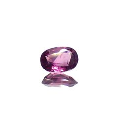 パープルサファイア 非加熱 パキスタン・カシミール地方産 0.34ct[240628401]5x3.4mm前後