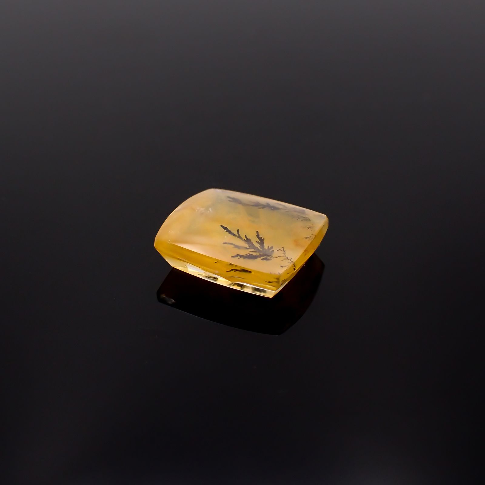 デンドリチッククォーツ ブラジル産 4.68ct[231224905]11.8x10.5mm前後