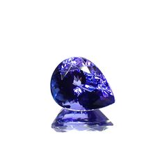 タンザナイト(宝石名タンザナイト)タンザニア産 2.358ct ソ付(彩珠)[230119731]9.4x7.4mm前後