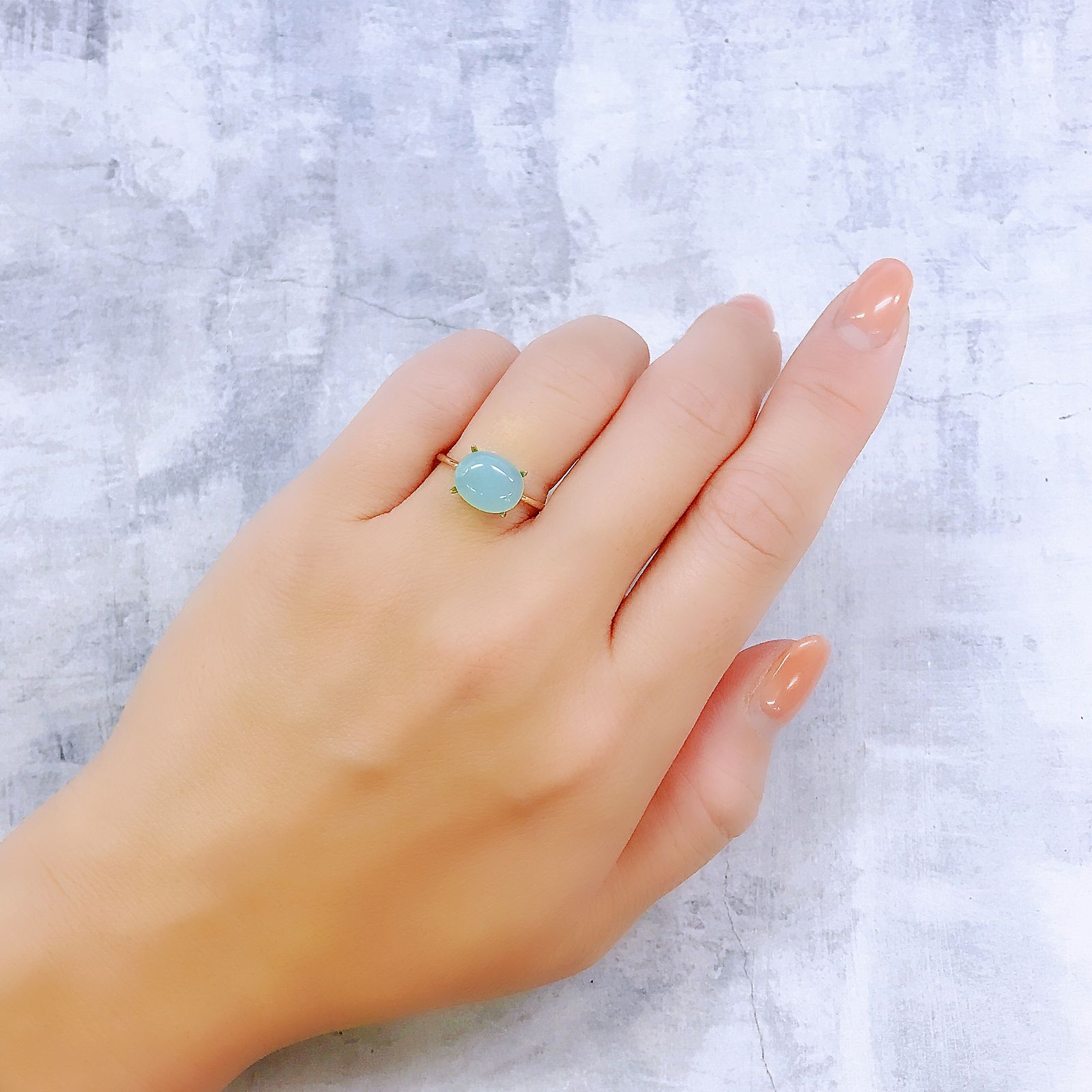 ブルーオパール ペルー産 2.28ct[220917843]10.1x8.2mm前後