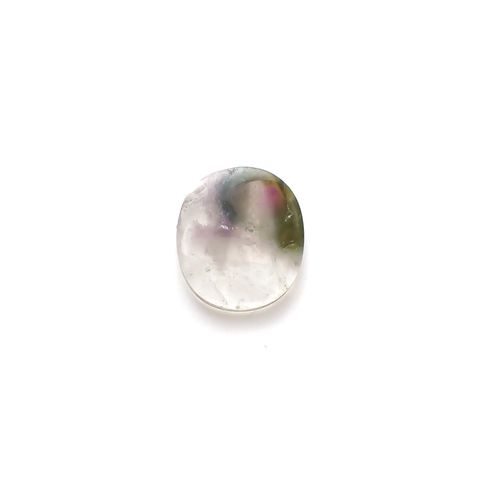 ウォーターメロントルマリンインクォーツ ブラジル産 5.80ct[240427185]16.5x14.3mm前後