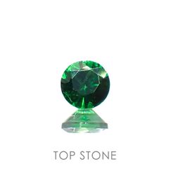 ツァボライト(宝石名ガーネット)タンザニア産 0.14ct 識別済[230120284]3.2x3.2mm前後