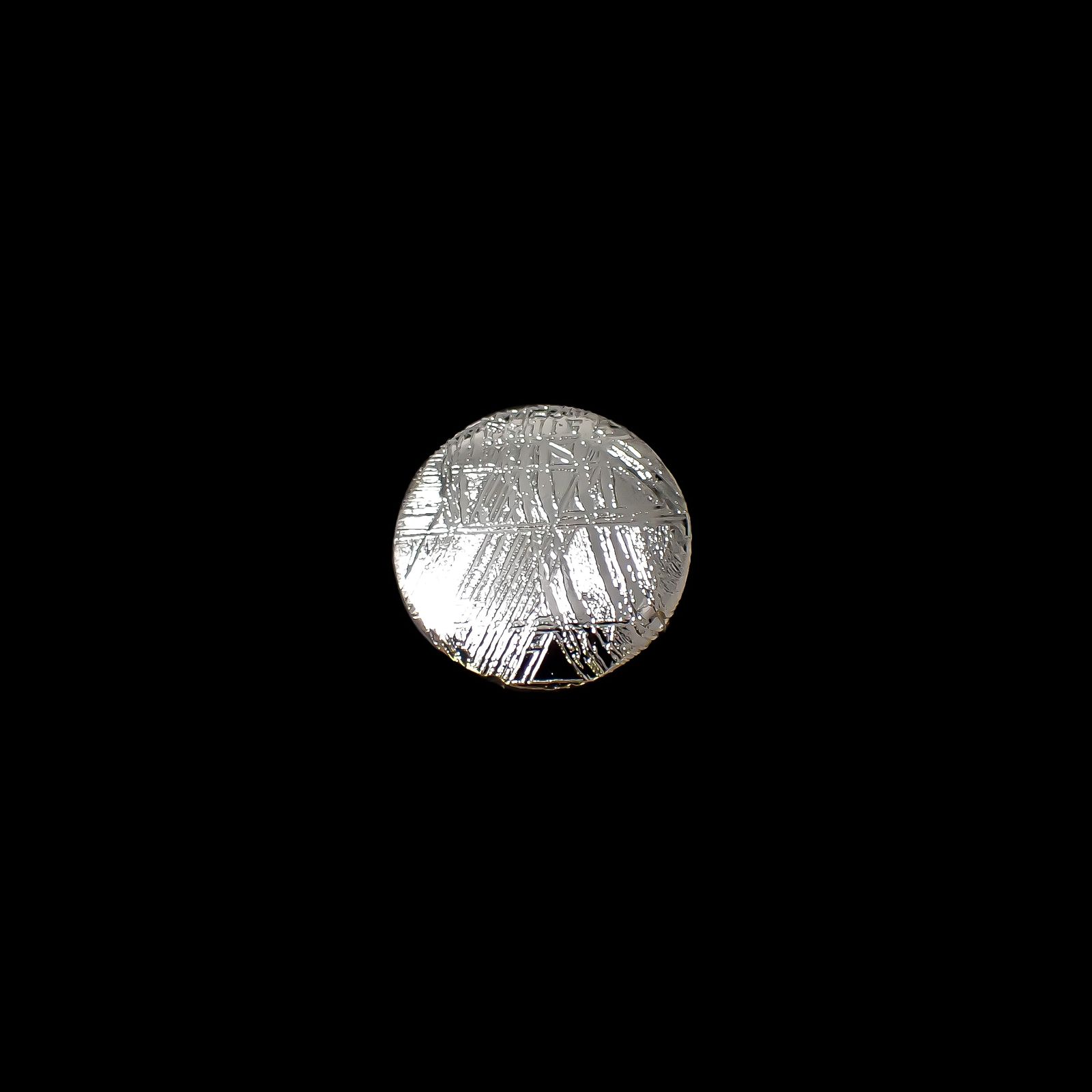 ムオニナルスタ隕石 発見地:スウェーデン 20.81ct[240125752]17x16.9mm前後