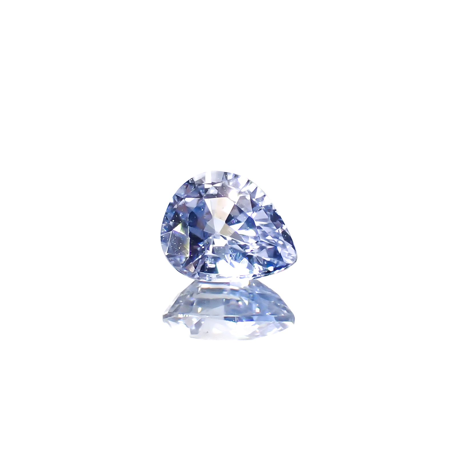 アイスブルーサファイア スリランカ産 0.53ct[240828650]5.5x4.5mm前後