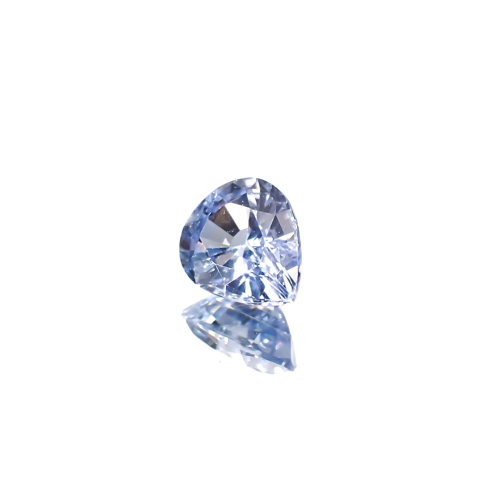 アイスブルーサファイア スリランカ産 0.53ct[240828650]5.5x4.5mm前後