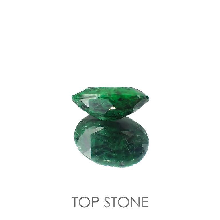 モーシッシ(宝石名マウシットシット)ビルマ産 1.35ct 識別済[220717071]8.6x6.7mm前後
