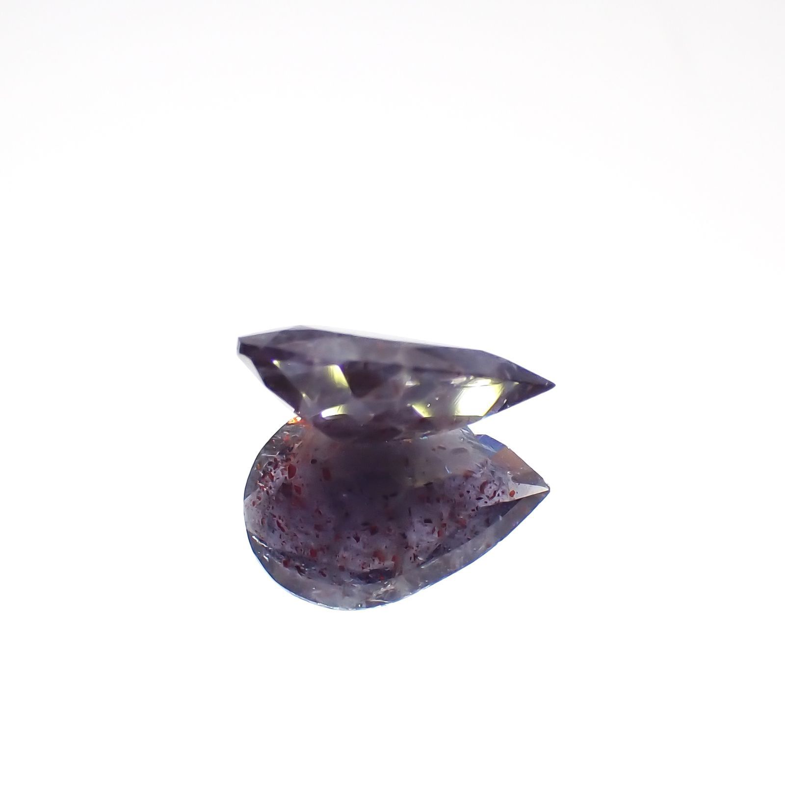 ブラッドショットアイオライト インド産 1.31ct[221219653]10.6x7.6mm前後