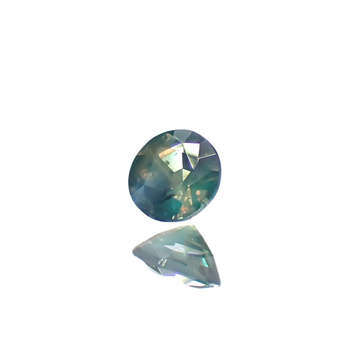 シルキーアレキサンドライト ブラジル・ミナスジェライス州ヘマチタ鉱山産 0.073ct[240929060]2.5x2.4mm前後
