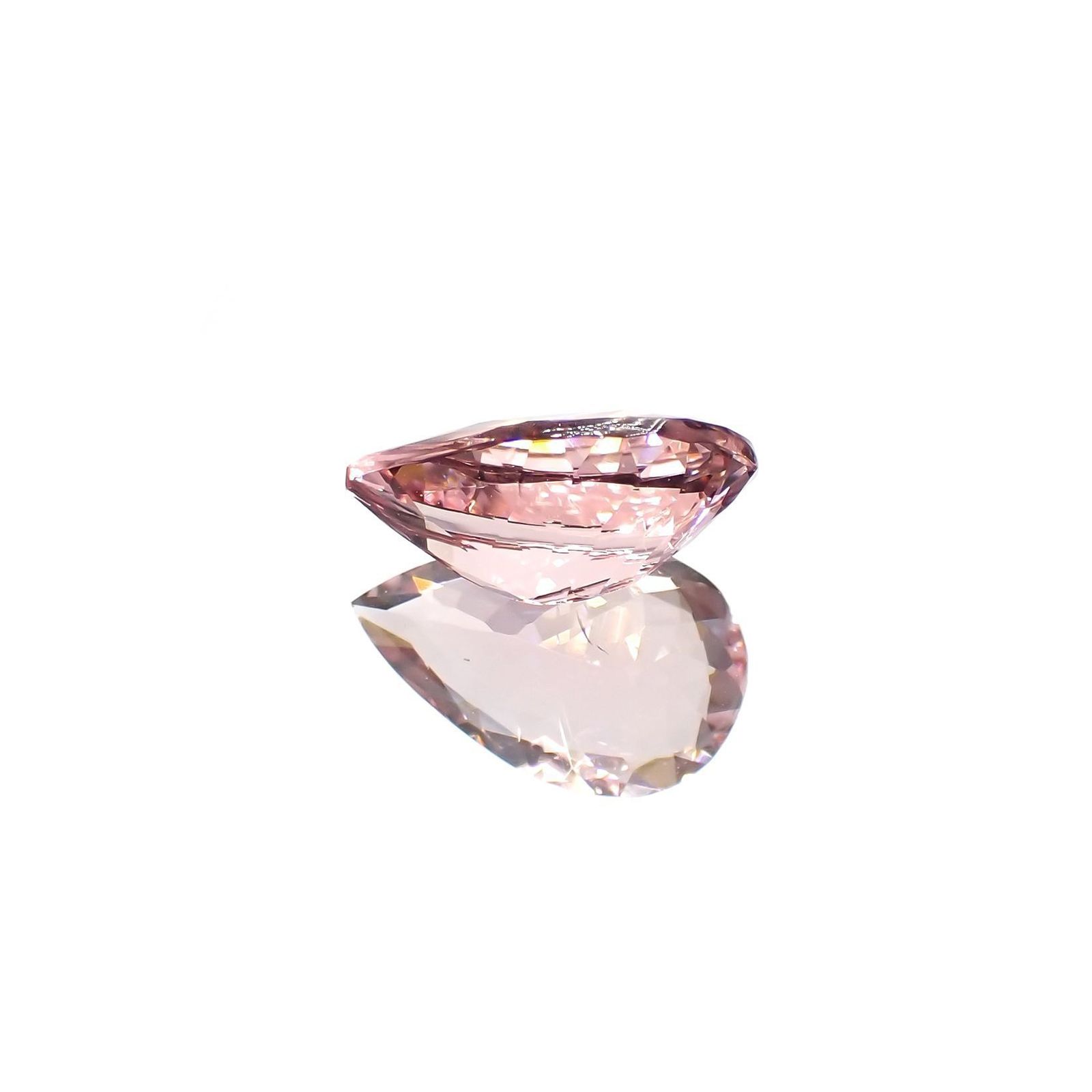 モルガナイト(宝石名モルガナイト)ナイジェリア産 ソ付(彩珠) 2.292ct / 11.9x7.4mm前後 [260318878]