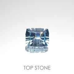 ◇カスタムカット◇ブルートパーズ ブラジル産 3.56ct[221219364]9.8x7.8mm前後