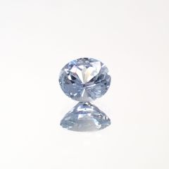 アイスブルーサファイア(宝石名サファイア)スリランカ/マダガスカル産 0.28ct 識別済[220918073]4x3.6mm前後