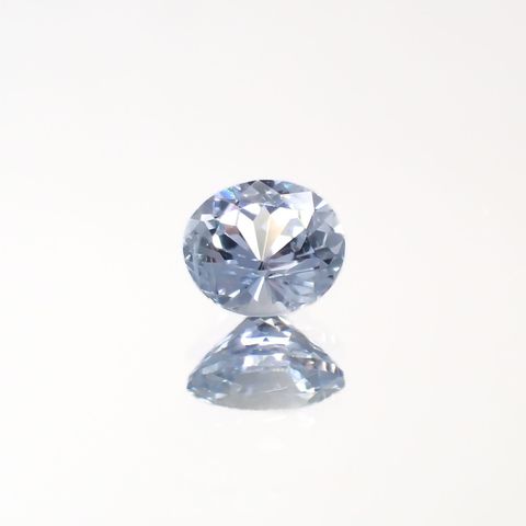アイスブルーサファイア(宝石名サファイア)スリランカ/マダガスカル産 0.28ct 識別済[220918073]4x3.6mm前後