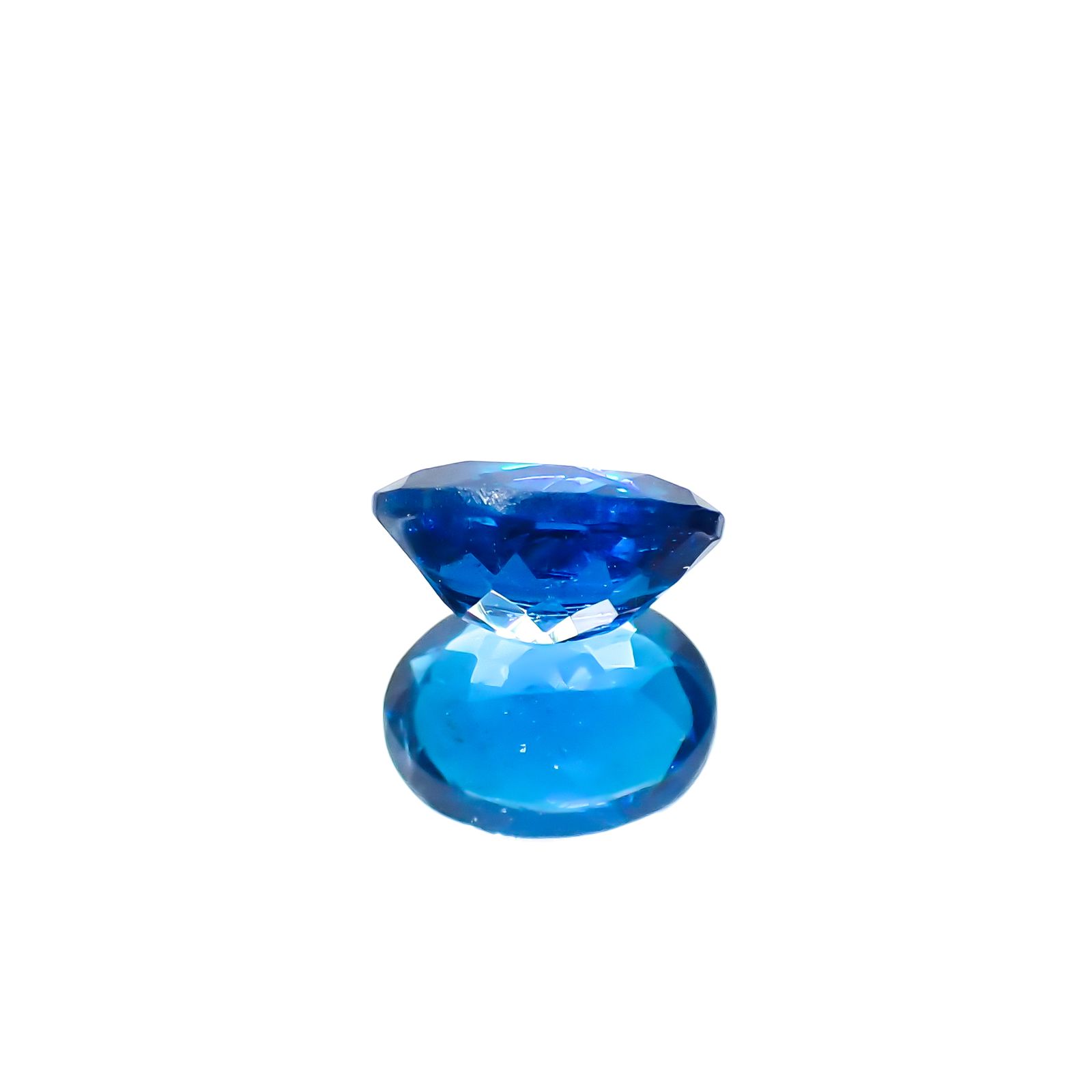 ディープブルーアパタイト  マダガスカル産 1.24ct[230421657]7.8x5.9mm前後