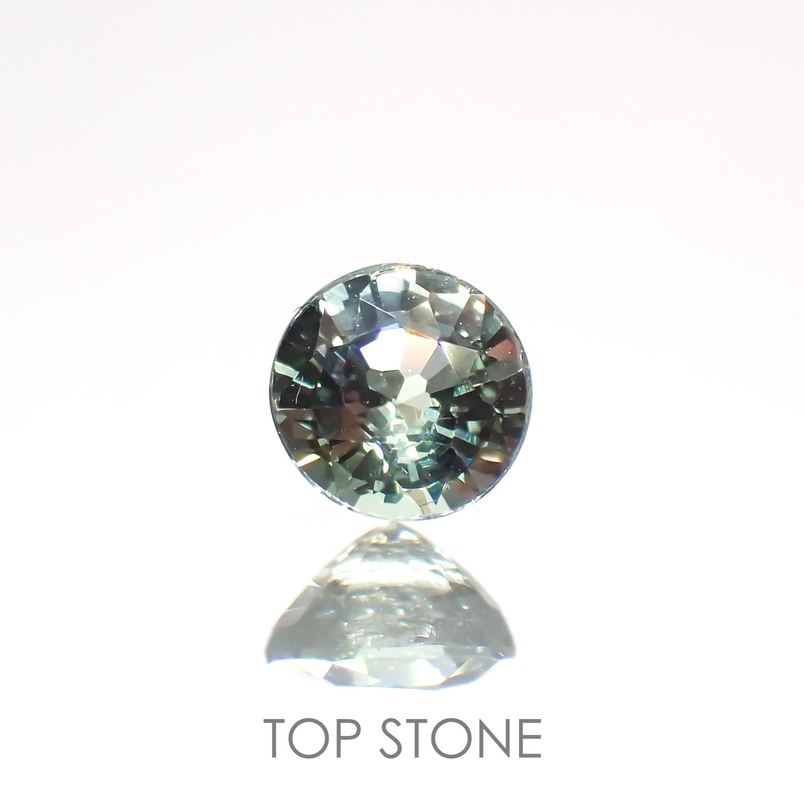 グリーンクリソベリル(宝石名クリソベリル)スリランカ/マダガスカル産 0.28ct 識別済[220114473]3.7x3.7mm前後