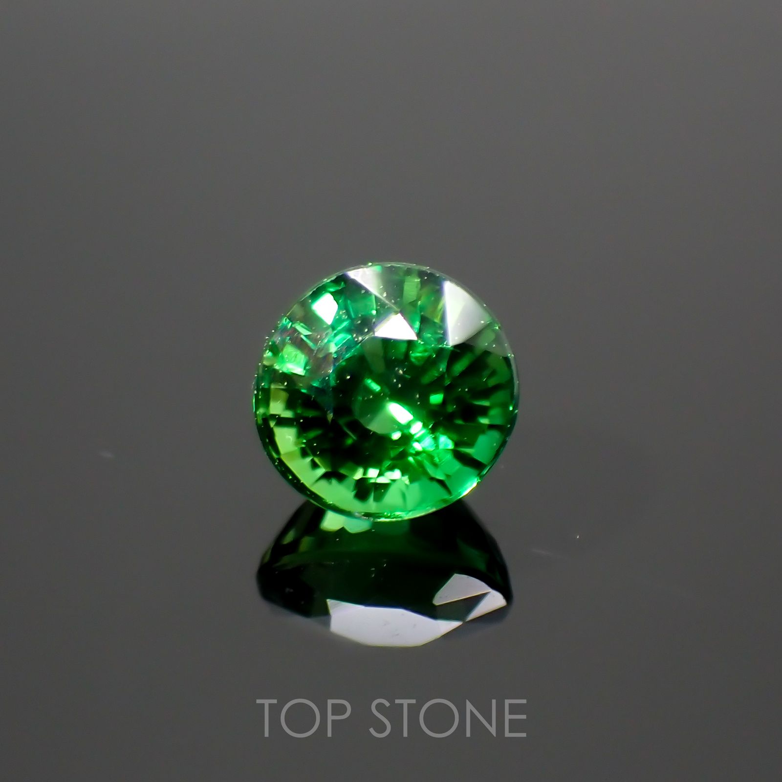 クロムトルマリン タンザニア産 0.25ct[220114160]3.7x3.7mm前後