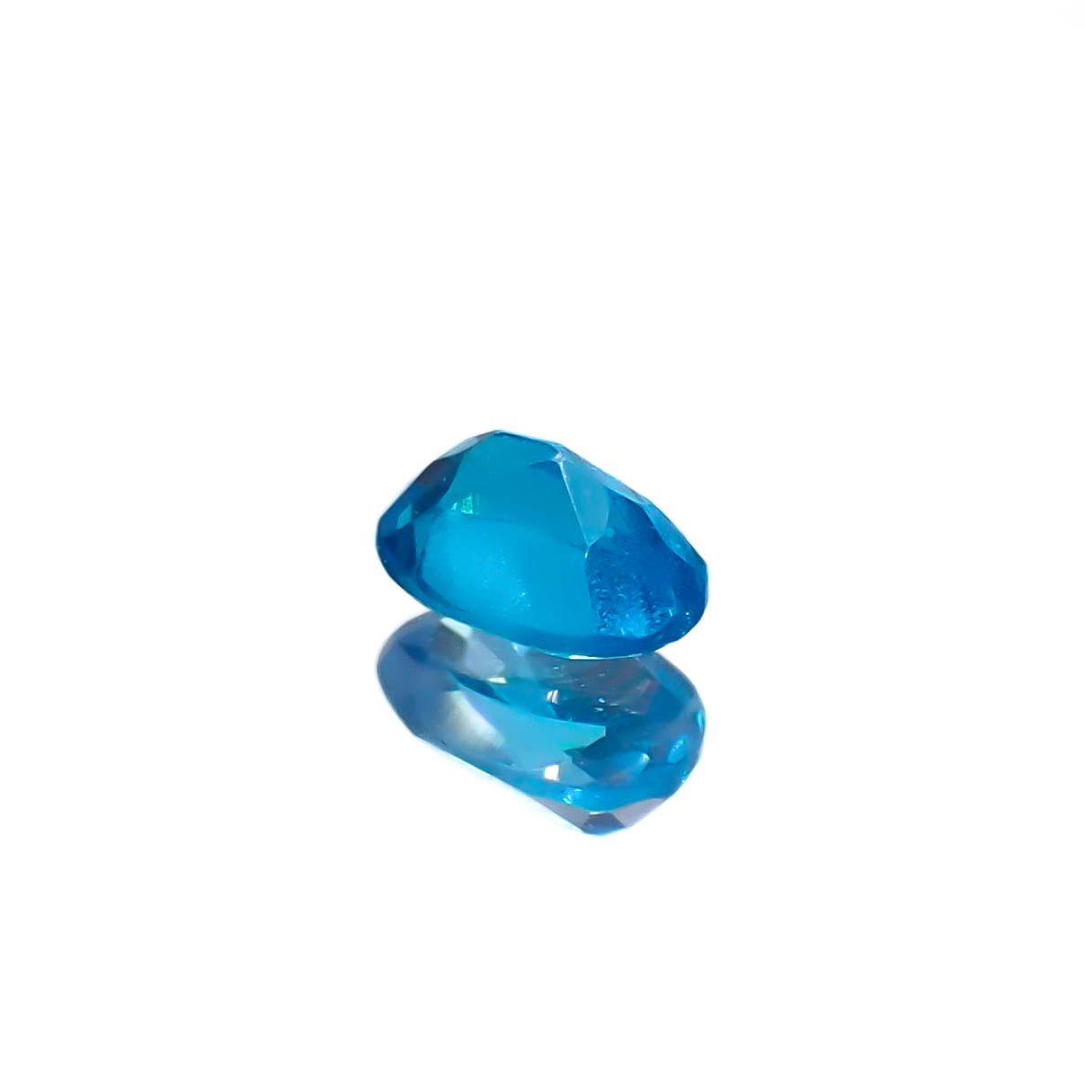 ネオンブルーアパタイト マダガスカル産 0.14ct[240628097]3.9x2.7mm前後