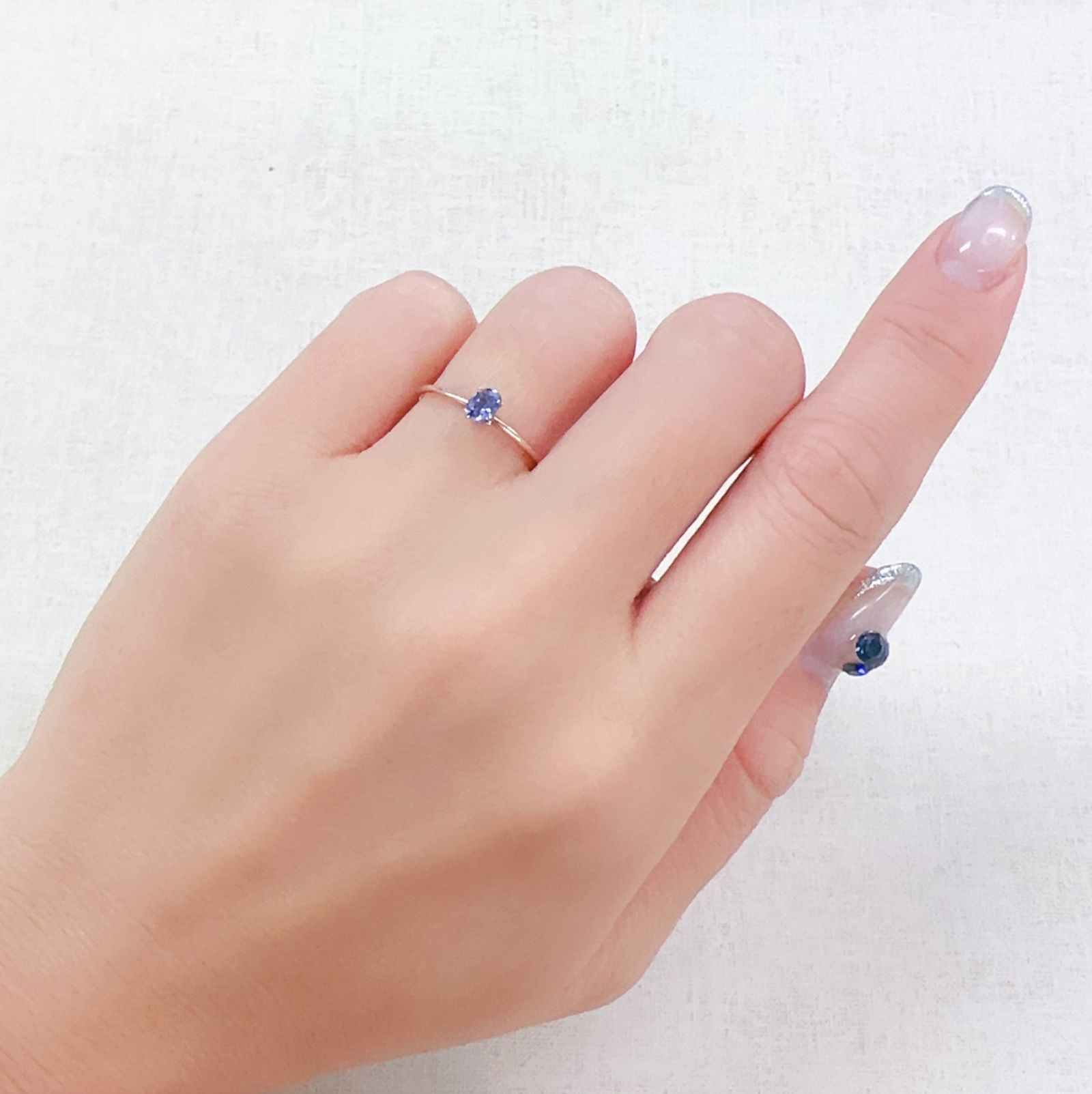 コバルトブルースピネル(宝石名ブルー・スピネル)タンザニア産 0.254ct ソ付(日独)[230622548]4.51x3.31mm前後