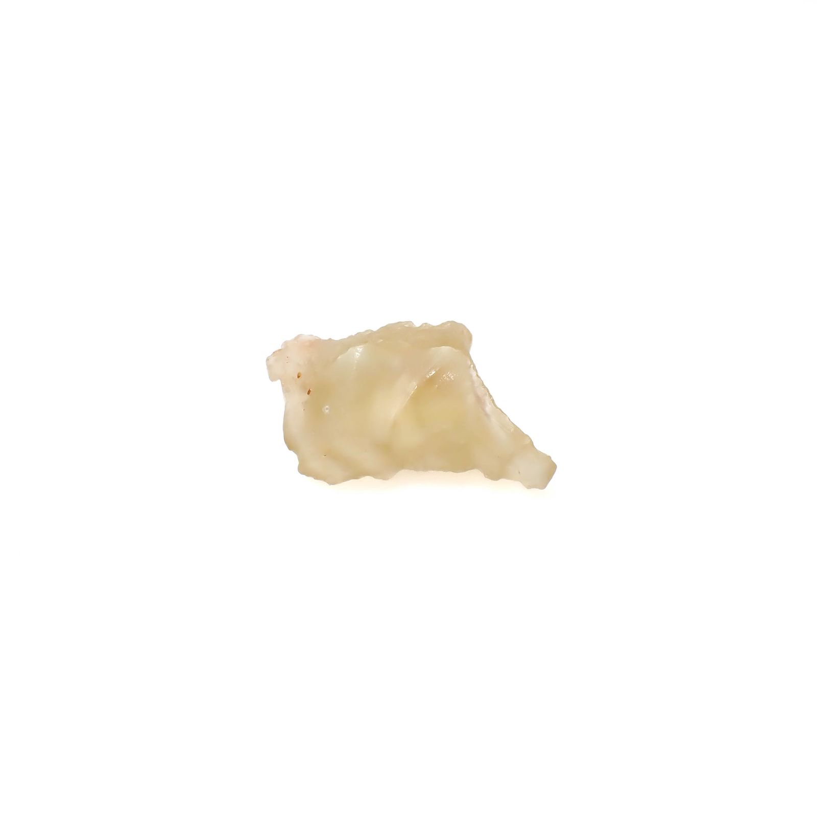 リビアングラス 原石 発見地：エジプト・リビア砂漠 16.85ct [241029282]26.5x18.7mm前後