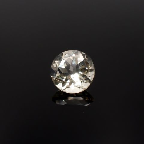 イエロースキャポライト フルオレッセンス(宝石名スキャポライト)タンザニア産 1.18ct 識別済[230722655]7.1x7.1mm前後
