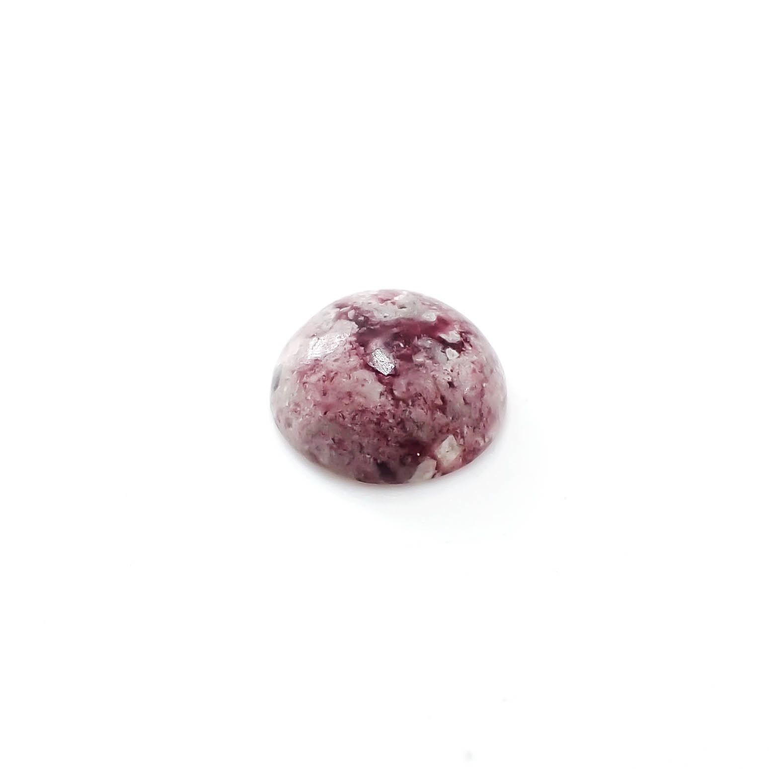 レッドベリル/ピンクベリル(母岩付き) アメリカ・ユタ州産 2.11ct [250730905]9.1x9.1mm前後