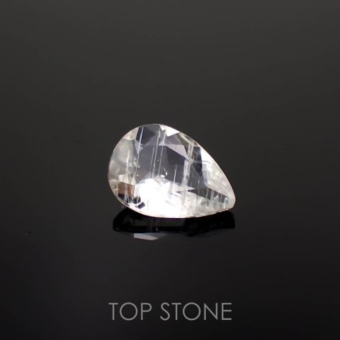 オリゴクレース(宝石名オリゴクレース)ブラジル産 1.05ct 識別済[221219442]8.9x6.5mm前後