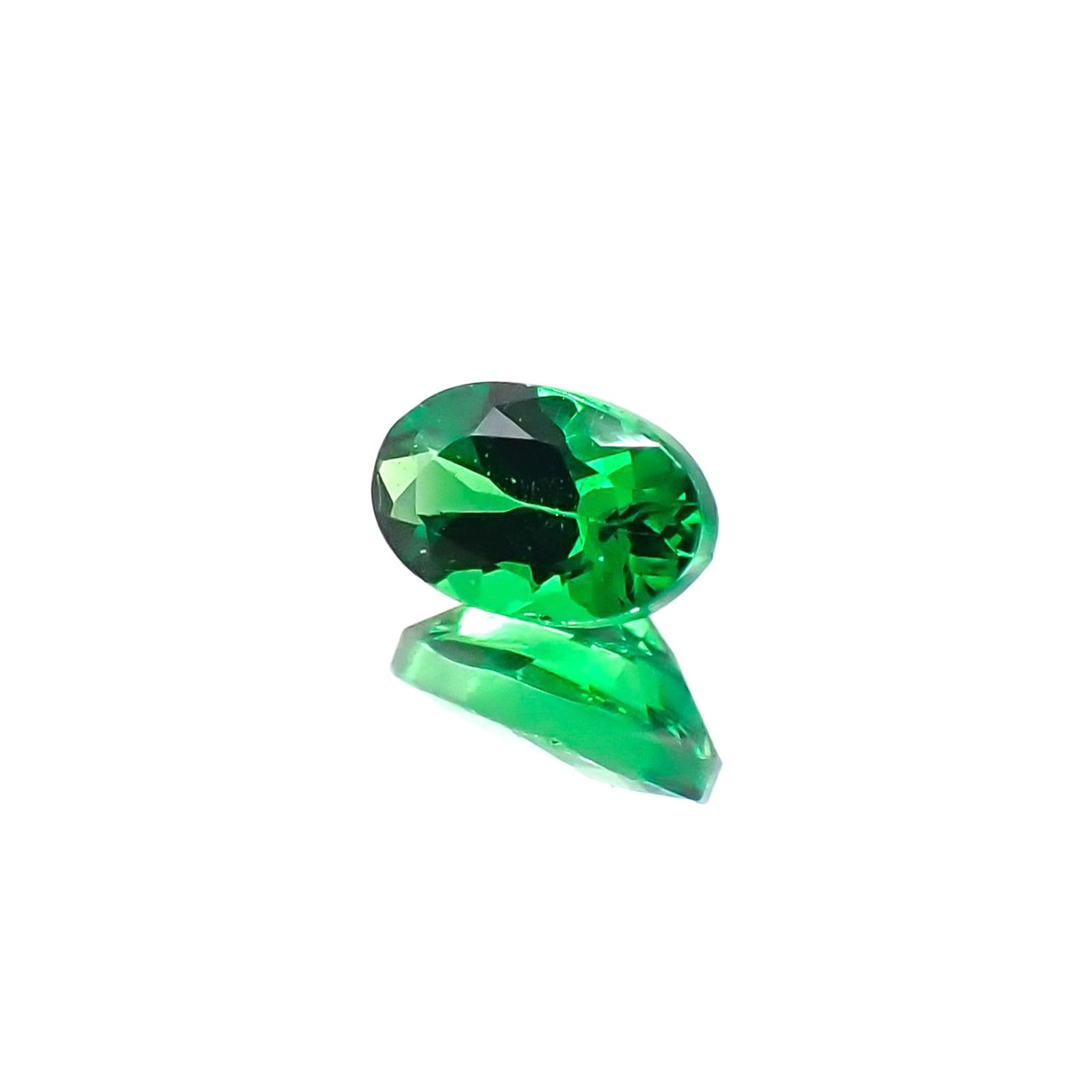 ツァボライト(宝石名グリーン グロッシュラー・ガーネット)タンザニア産 0.32ct 識別済[250622386]5x3.1mm前後