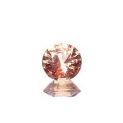 パパラチャサファイア 非加熱(宝石名サファイア/別名パパラチャ・サファイア)スリランカ産 0.30ct GIA鑑付[230521931]4.07x4.13mm前後