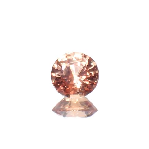 パパラチャサファイア 非加熱(宝石名サファイア/別名パパラチャ・サファイア)スリランカ産 0.30ct GIA鑑付[230521931]4.07x4.13mm前後