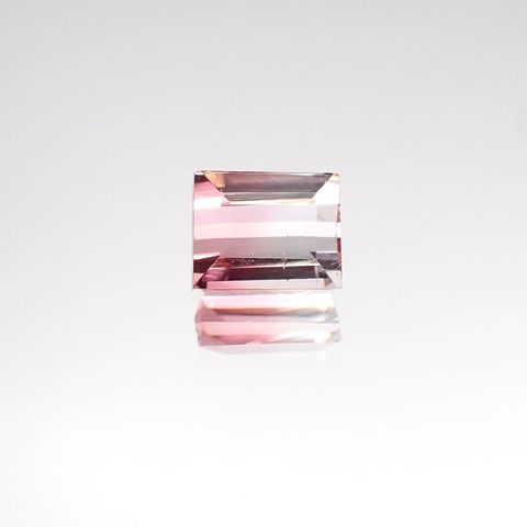 バイカラートルマリン(宝石名バイカラー・トルマリン)ブラジル産 0.86ct 識別済[230622374]5.9x4.6mm前後