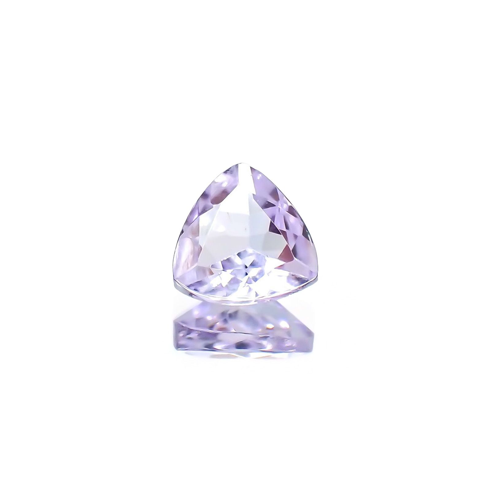 ラベンダーゾイサイト(宝石名ゾイサイト)タンザニア産 識別済 0.49ct / 5.1x5.2mm前後 [231124106]