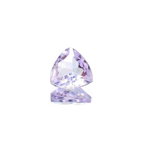 ラベンダーゾイサイト(宝石名ゾイサイト)タンザニア産 識別済 0.49ct / 5.1x5.2mm前後 [231124106]