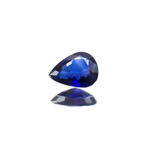 サファイア(宝石名サファイア)スリランカ/マダガスカル産 識別済 0.80ct / 6.9x5.4mm前後 [260817641]