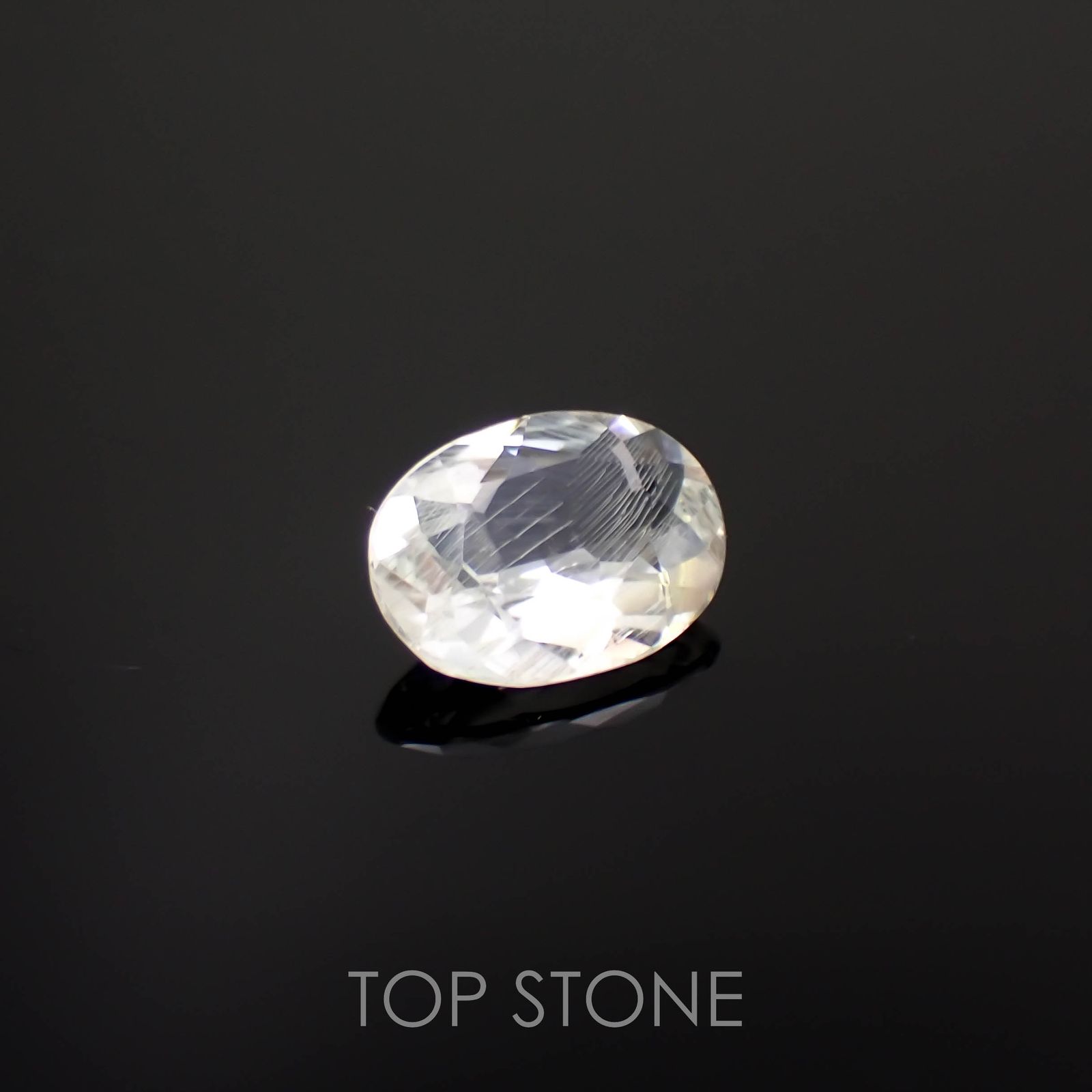 オリゴクレース(宝石名オリゴクレース)ブラジル産 1.78ct 識別済[221219439]10x7.4mm前後