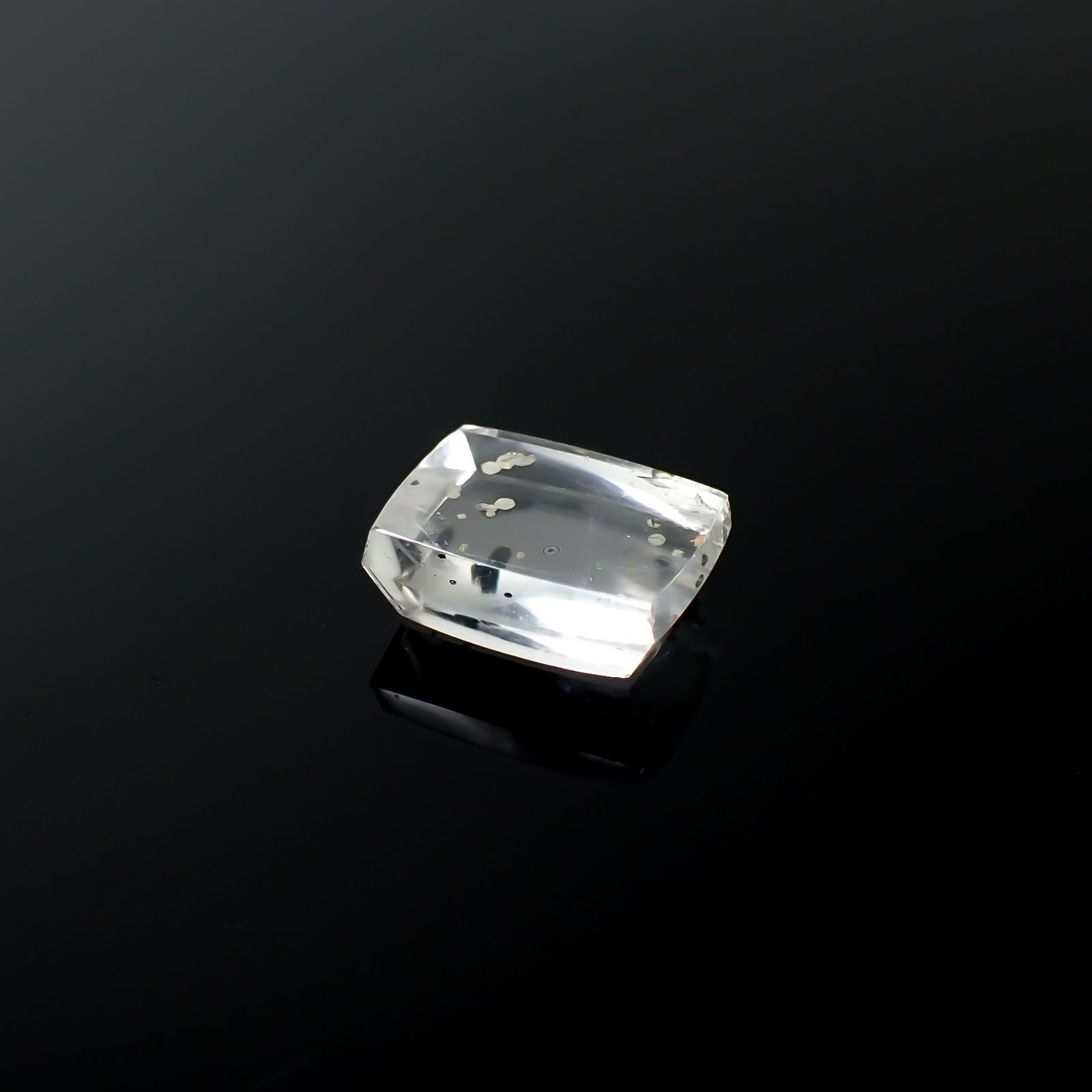 パイライトインクォーツ(マーカサイトインクォーツ) ブラジル産 6.48ct / 12.7x9.7mm前後 [240225911]