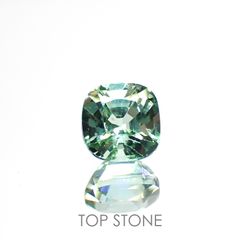 ブルーグリーントルマリン(宝石名トルマリン)アフガニスタン産 0.75ct 識別済[221018343]5.2x5.2mm前後