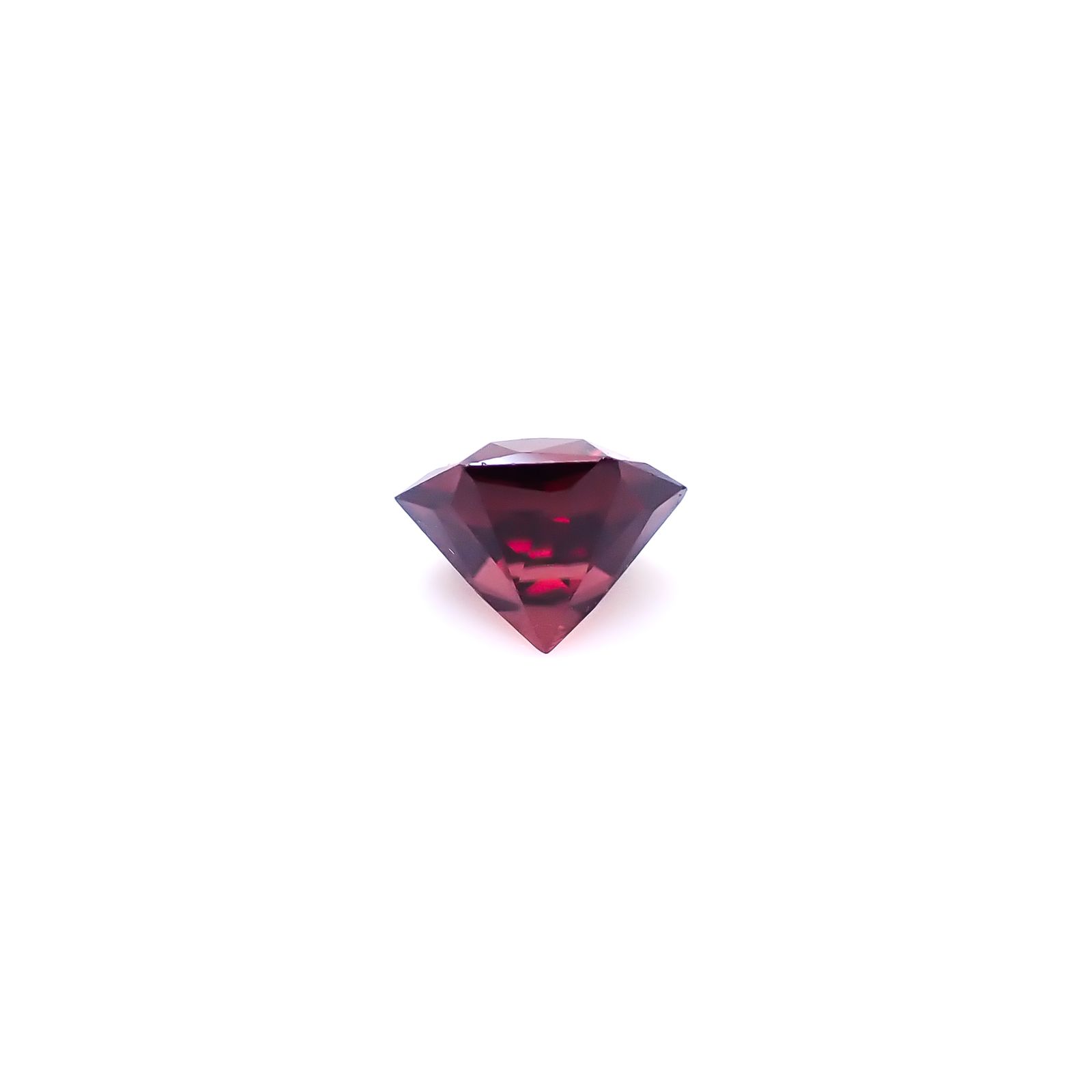 ◇ヘキサゴンカット◇レッドジルコン(宝石名ジルコン)スリランカ/カンボジア産 識別済 0.74ct / 4.7x4.7mm前後 [260732557]