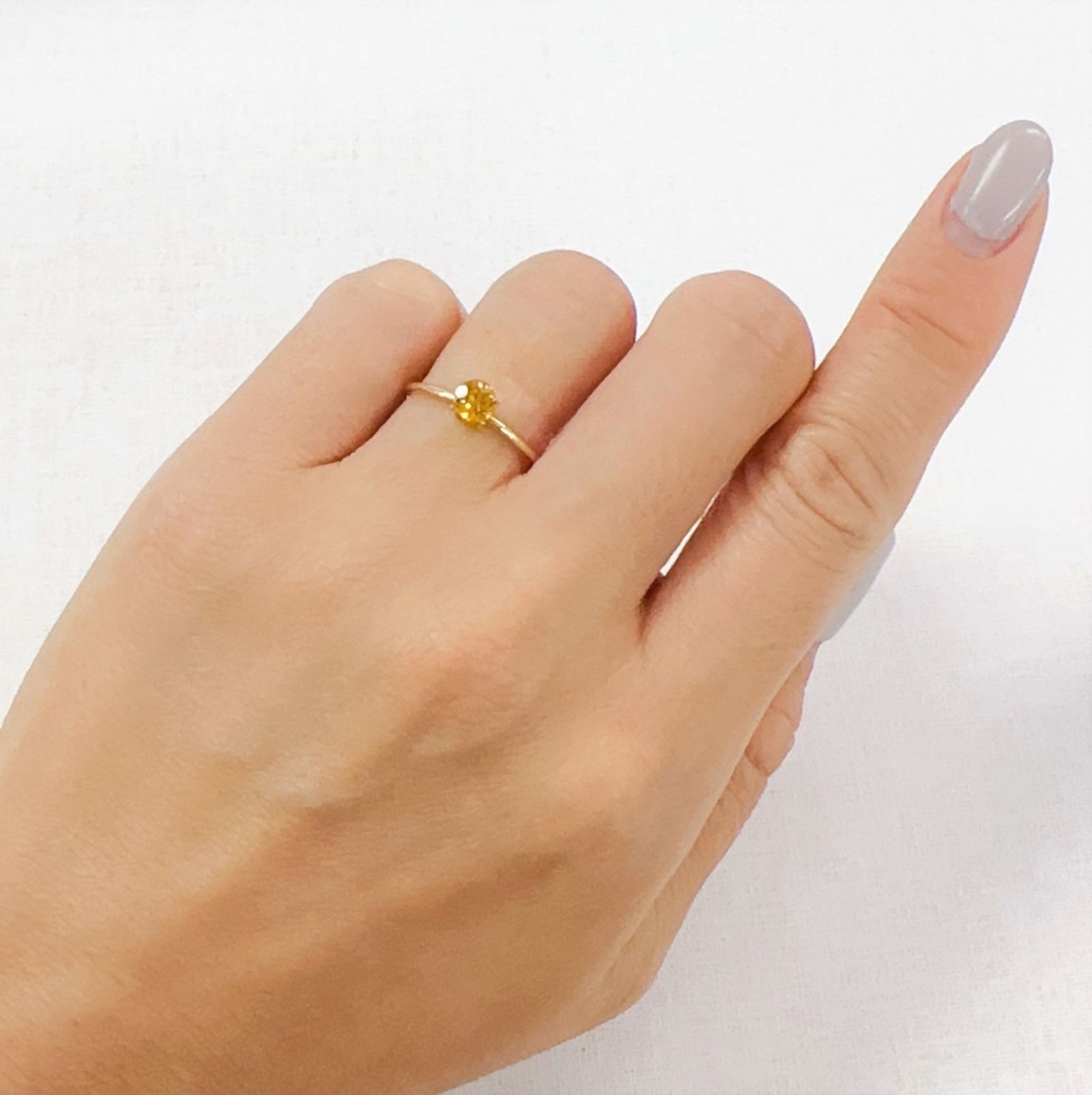 スペサルティンガーネット ナイジェリア産 0.51ct[230923373]4.5x4.4mm前後