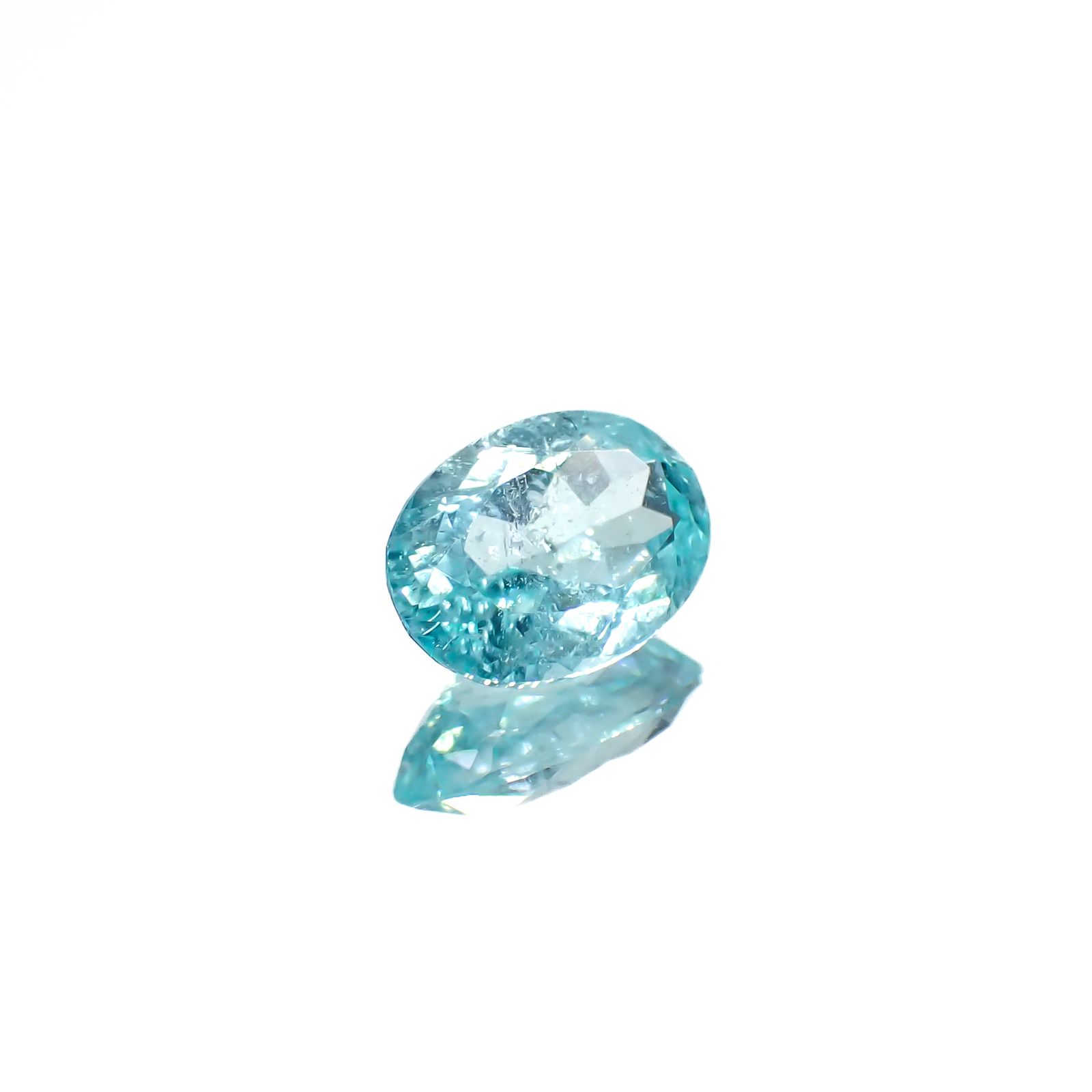 パライバトルマリン ブラジル・キントス鉱山産 0.62ct[240928722]6.8x4.8mm前後