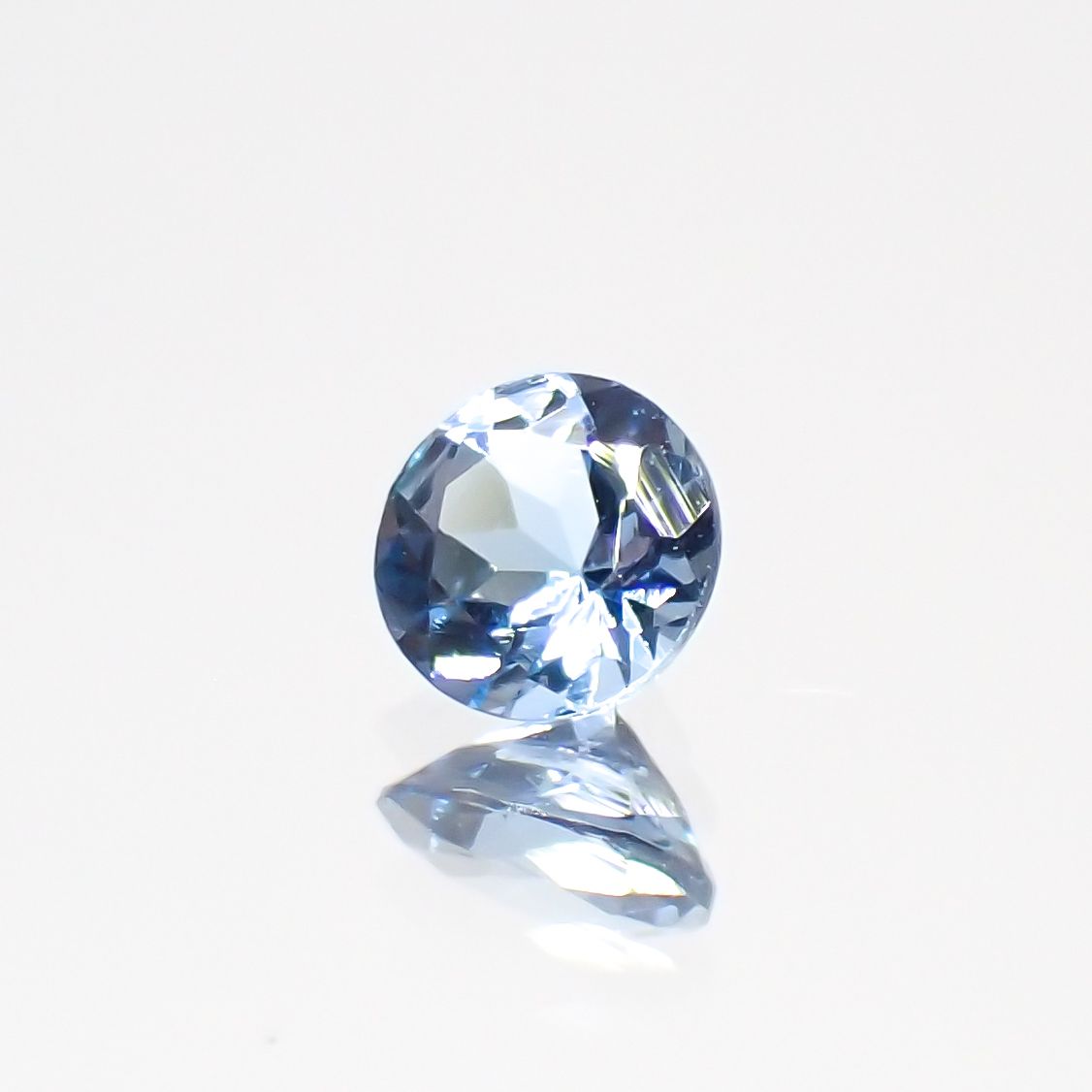 サンタマリアアクアマリン(宝石名アクアマリン)ブラジル産 0.15ct 識別済[230421852]3.5x3.5mm前後