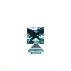 ◇プリンセスカット◇ベキリーブルーガーネット（カラーチェンジガーネット アレキタイプ） マダガスカル・ベキリー産 0.058ct [241229623]2x2mm前後