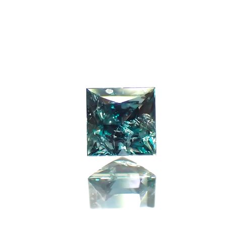◇プリンセスカット◇アレキサンドライト ブラジル産 0.11ct[230522055]2.6x2.6mm前後
