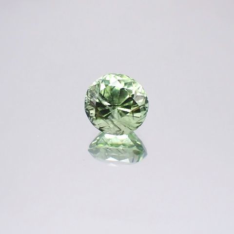 ルドウィジャイトインペリドット(宝石名ルドウィジャイトインペリドット)パキスタン産 3.511ct ソ付(日独)[231224378]9.1x8.6mm前後