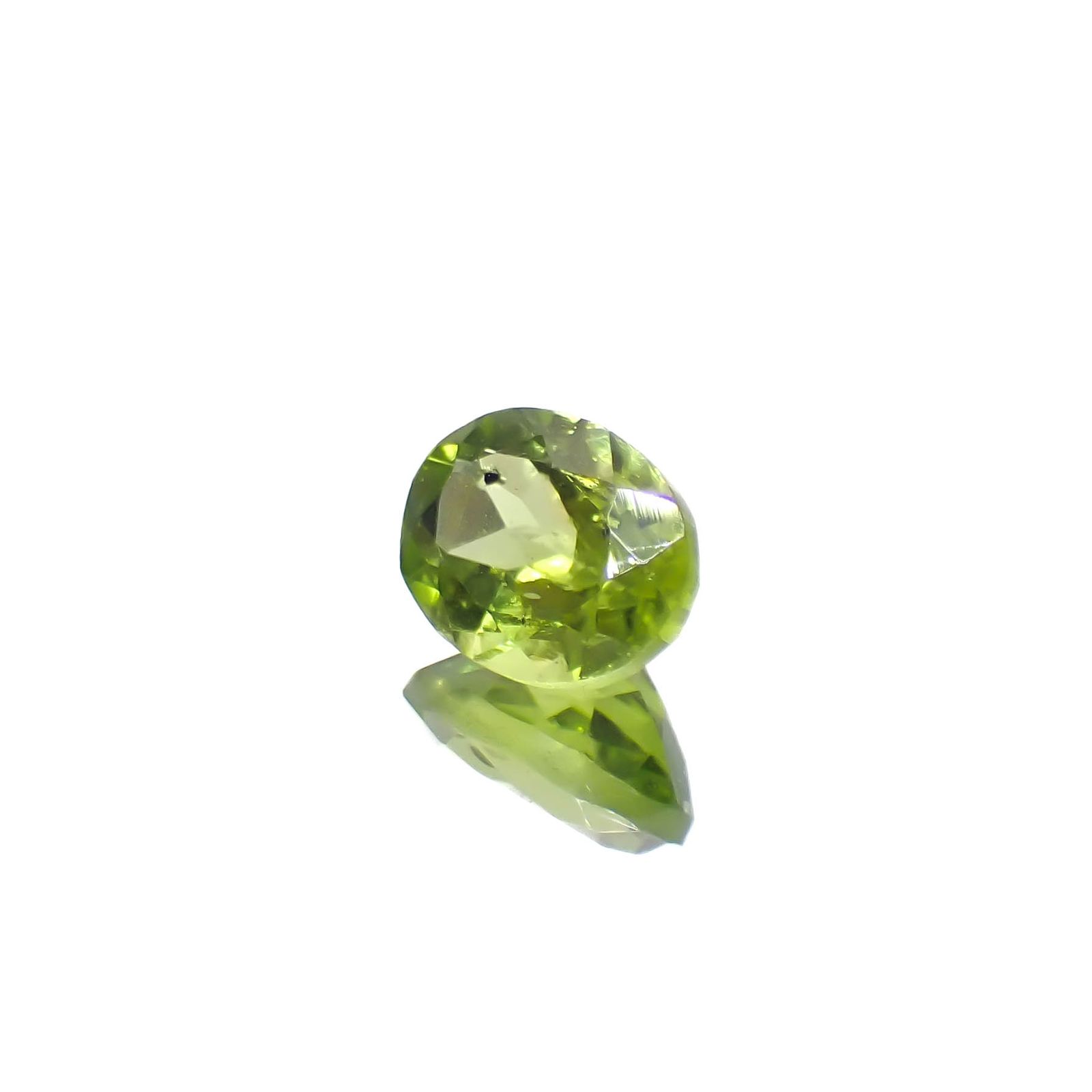 ブラックリリーパッドペリドット アメリカ・アリゾナ州産 1.62ct[240627940]8x6.1mm前後