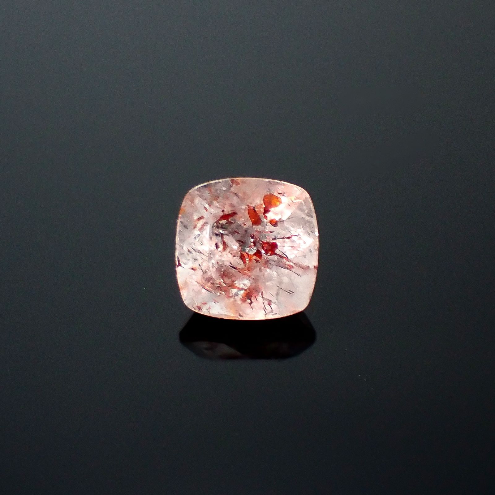 ファイヤークォーツ ナイジェリア産 2.59ct[240326714]8.5x8.5mm前後